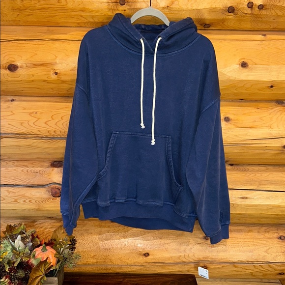 Free People NWT Final Call Hoodie Size Small in Black Grape - Picture 5 of 12